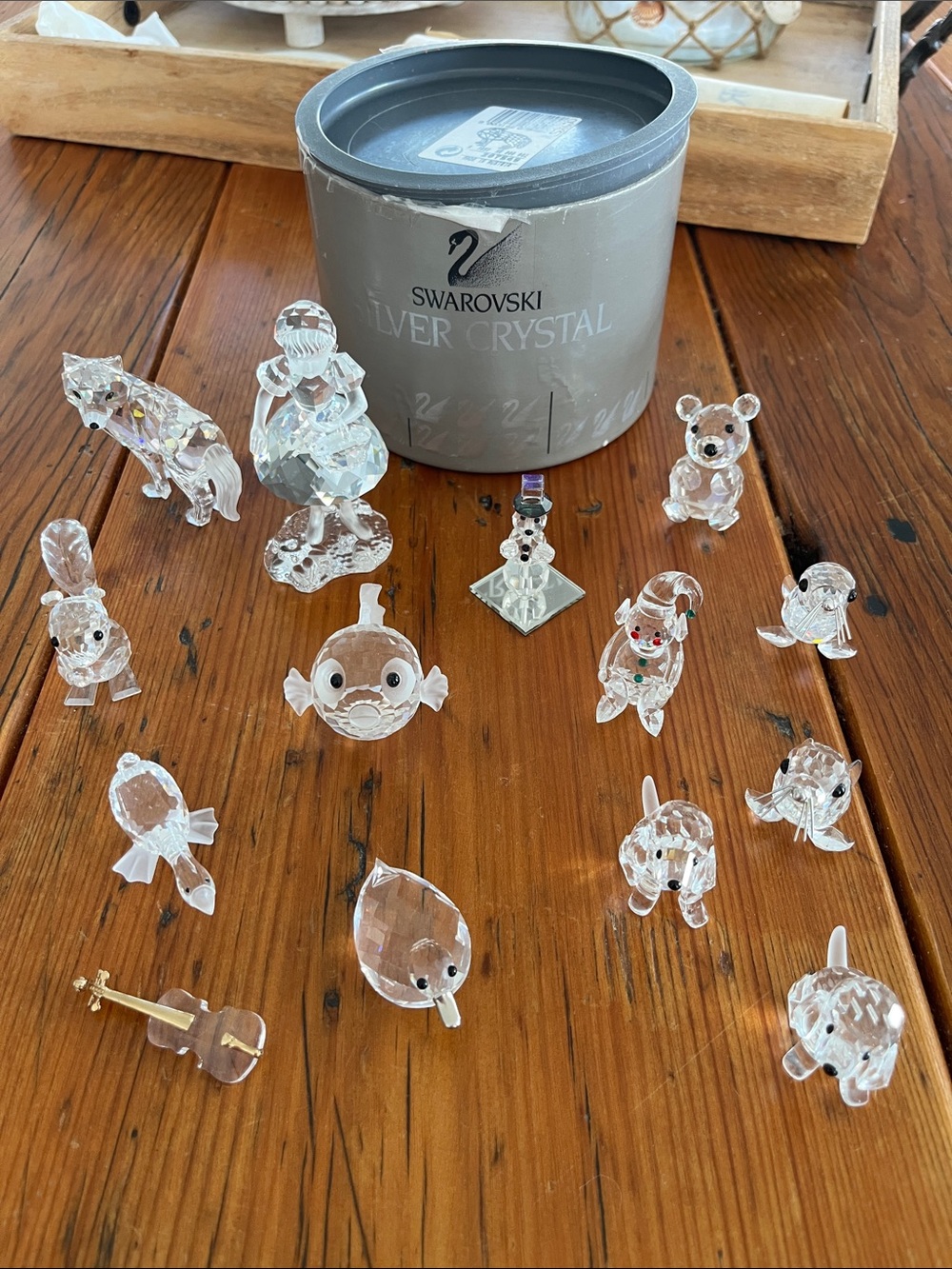 Swarovski Vintage Lot of 14 Crystal Figures